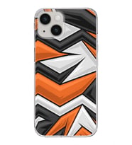 Apple iPhone 14 Plus Uyumlu  Kapak Grafiti Tasarımlı Lüx Şeffaf Silikon Kılıf