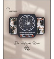 Kişiye Özel Resimli Duvar Saati (Ahşap)