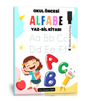 Okul Öncesi Alfabe YAZ-SİL Kitabı