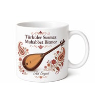 Kırşehir Türkü Muhabbeti Baskılı Kupa Bardak Hediye Porselen Mug