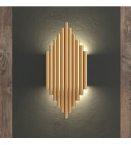Modev Aplik Duvar Lambası Otel Salon Ev Ofis Restaurantlar Için Aplik Modelleri (Gold)