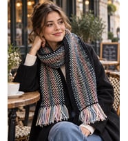 El Emeği, Yün , Örgü Kaşkol, Atkı, Uniseks Örgü Atkı , Dokuma Örgü, Tasarım, Hediyelik