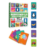 2212 Eğitici Kartlar 12-24 Ay Zeka Kartları -Dıytoys