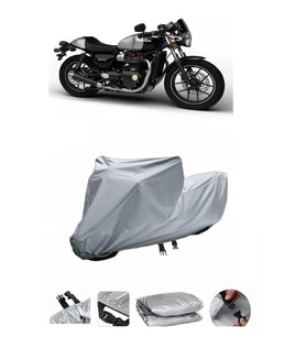 Triumph Street Cup  Gri Motosiklet Brandası ARKA ÇANTA UYUMLU DEĞİLDİR