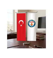 Sahil Güvenlik Komutanlığı ve Türk Bayrağı Kırlangıç T tipi Masa Bayrak Takımı