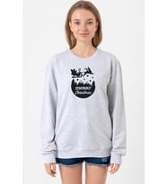 Merry Christmas Sleigh Grimelanj Kadın 2ip Sweatshirt