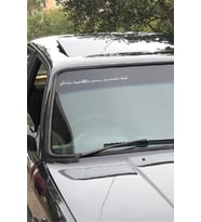 Herkes Kaybettiğine Yansın Sen Benden Başla Özel Yazı Oto Sticker 40*3 Cm