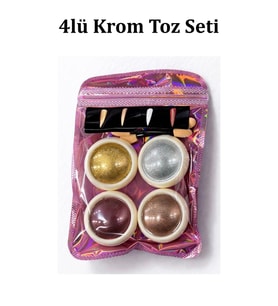 4lü Krom Toz Seti