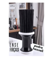 Pudra Hazneli Ense Fırçası Saç Temizleme Fırçası - Berber Temizlik Fırçası- Kuaför Berber Malzemesi