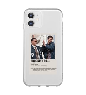 Iphone 11 Uyumlu Brooklyn 99 Tasarımlı Şeffaf Telefon Kılıfı