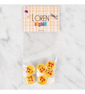 Crafts 8 Li Sarı Düğme - 665