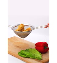 Paslanmaz Çelik Saplı Konik Süzgeç 14 Cm