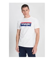 Wrangler Big Logo Ekru Erkek T-Shirt W2610069102