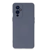 One Plus 9 Kılıf Nano içi Kadife Silikon - Gri