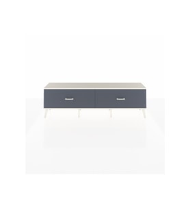 Arges TV Ünitesi 2 Çekmeceli  176x30x51 Antrasit-Aytaşı/Antrasit