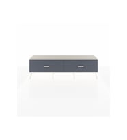 Arges TV Ünitesi 2 Çekmeceli  176x30x51 Antrasit-Aytaşı/Antrasit