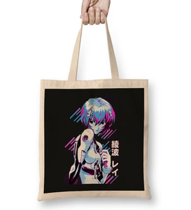 Rei Ayanami 014 Bez Çanta Uzun Saplı