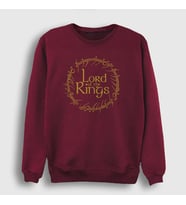 Presmono Unisex Bordo Rule Yüzüklerin Efendisi The Lord Of The Rings Sweatshirt 253192tt (Bordo)
