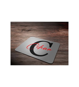 KİŞİYE ÖZEL C HARF BASKILI MOUSE PAD