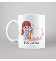Diş Hekimi Tasarımlı Kupa