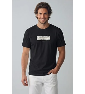 JACK JONES Yazı Baskılı Erkek Tişört 12297851