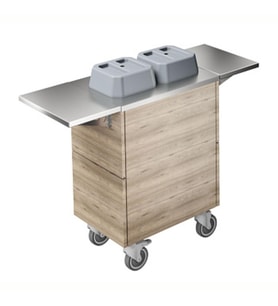 Electrolux Professional Mobil Tabak Dispenseri, 2 Silindirli, Nötr, İki Adet Paslanmaz Çelik Tepsi F33NAW