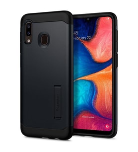 Spigen Galaxy M10s / A30 / A20 ile Uyumlu Kılıf Slim Armor Metal Slate
