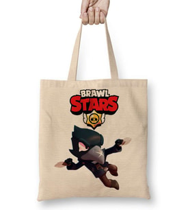 Brawl Stars Crow Bez Çanta Uzun Saplı