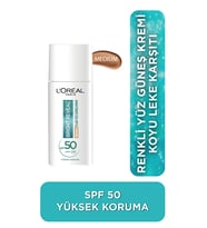 Bright Reveal Spf 50+ Koyu Karşıtı Renkli Fluid Günlük Yüz Güneş Kremi 50Ml - Medium