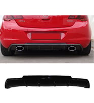 Opel Astra J HB Rieger Difüzör Parlak Siyah Plastik 2009 2010 2011 2012 Arka-difizör-bodykit-ek