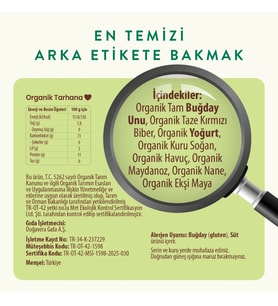 Organik Tarhana 400 Gr