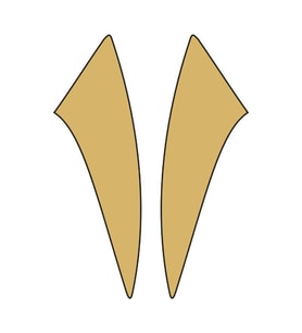Cg Gold Çamurluk Yan Sticker