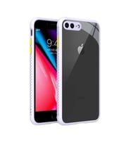 Apple iPhone 8 Plus Uyumlu Kılıf Zore Kaff Kapak (Mor)