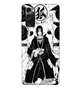 Samsung Galaxy S20 FE Uyumlu Itachi Uchiha Tasarımlı Şeffaf Telefon Kılıfı