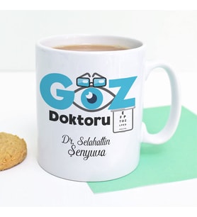 İsme Özel Göz Doktoru Kupa Bardak