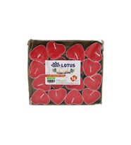 16PCS KALPLİ - KIRMIZI TEA LİGHT MUM (5680)
