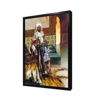 Arap Prens Çerçeveli Mdf Tablo