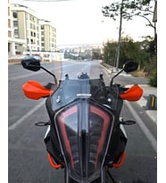 MOTOCAM KTM 1290 Super Adventure Ön Cam 2017-2020 Model 43cm Şeffaf Renkli 4mm