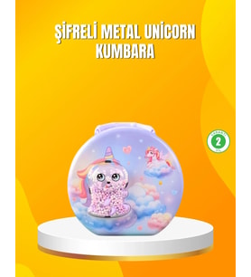 Metal Çocuk Para Kasası Ayarlanabilir Şifreli Kilitli