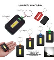 Ortam Aydınlatan 350 Lümen Anahtarlık Wt-377 (Siyah)