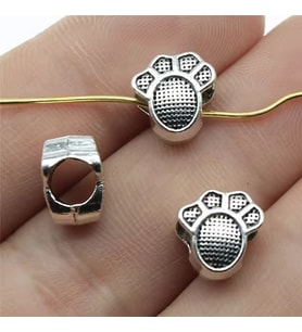 Pet, Pati, Takantakana Worldshop, Pandora, Bileklik Uyumlu, Gümüş, Charm  (1Adet)