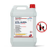 Dolar Kimya Etil Alkol  İçilmez  (Ethanol, Denatüre)  5.00 Litre