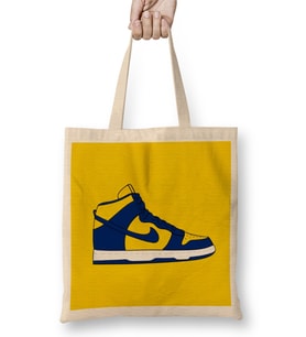 Air Jordan 1 U of M Dunk High Bez Çanta Uzun Saplı