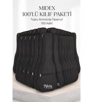 Midex CS-21A-100X Soprano Ukulele Çantası 100'lü Paket Kaliteli Siyah Kılıf (100 Adet)
