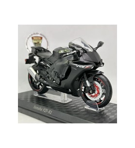 Yamaha YZF-R1 1:12 Diecast Stantsız Motosiklet Model – Siyah Mat