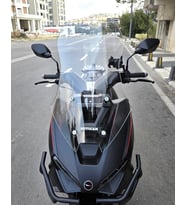 MOTOCAM RKS Lince 125 Ön Cam 2021-2026 Model 55cm Şeffaf Renkli 4mm KISA