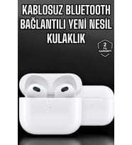 Bluetooth Kulaklık 3.nesil Kablosuz Uzun Pil Ömrü Dokunmatik Kontrol (Çok Renkli)