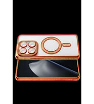 Pilelistore   Xiaomi Mi 15T Pro Joke Simli Magneticsafe Kılıf - Turuncu