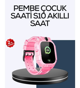 Mey İthalat® S10 Akıllı Çocuk Saati Çift Yönlü Konuşma Sos Fonksiyonu