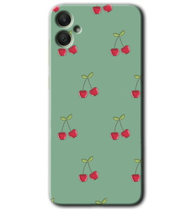Galaxy A05 Kılıf HD Desen Baskılı Kılıf - Kiraz Berry